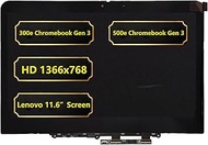 Jxjslp Replacement LCD Screen for Lenovo Chromebook 300e 500e Gen 3 82J9 82JA Series Laptop Touch Sc