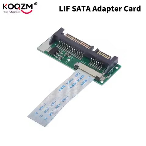 1.8inch LIF to 2.5inch SATA 24 PIN SATA LIF Connector PCB Adapter for Mac 24 Pin ZIF to 22 Pin SATA 