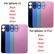 New Back Battery Cover Glass For Iphone 16 / For IPhone 16 Plus
