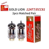Aogutx Gold Lion 12AT7 ECC81 B739 Vacuum Tube Upgrade 6201 6J8P 6SJ7 EF86 HIFI Audio Valve Electroni