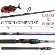 G-tech Competist Carbon X Cross Rod#Ready stock (Light popping/Kolam fishing)