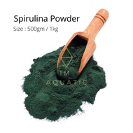 Spirulina powder premium grade 100% Natural food for aquarium fish, guppy, betta &amp; shrimp