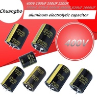 SABAR 2Pcs Audio Electrolytic Capacitor 400V 100UF 150UF 220UF 330UF 4