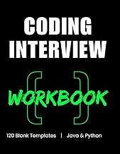 Coding Interview Workbook: 120 Blank Templates for Data Structures & Algorithms (DSA) | Practice Jav