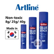 Artline Glue Stick 8g/25g/40g (Made in Korea) Gam Pelekat / Gum Artline / Adhesive Glue (EG-8/EG-25/