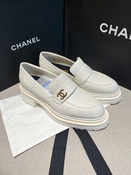 二手99%🆕CHANEL 厚底樂福鞋 39碼