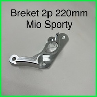 ♕ ▥ 2 PISTON CALIPER BRACKETS MIO SPORTY MIO LAMA MIO 5TL 2P BRACKETS MIO SPORTY DISC 220MM PNP