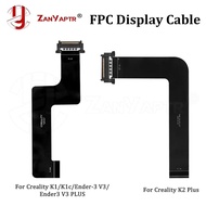For Creality K2 Plus/K1/K1C/Ender 3V3 Display Screen Connection Cable Black FPC Cable L162mm 3D prin