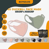 Ready Stock Zero Degree 10pcs 50pcs Earloop/Headloop Mask Duckbill Mask Medical Premium Grade 4 Layer Mask Face Mask 3D Mask Viral Face Mask Duckbill Face Mask Duck Bill / 10pcs Medi 6D 2.0 Upgraded Duckbill Face Mask Duckbill (MDA Approved)
