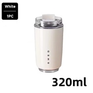 SMEG 2PCS 320ML Tumbler Thermos Cup  Coffee Mug Car Insulated Water Bottle Travel Stainless Steel Va