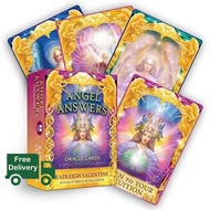 Ready to ship [ไพ่แท้-ขายดี]​ Angel Answers Oracle Cards ไพ่ออราเคิล ไพ่ยิปซี ไพ่ทาโร่ ไพ่ทาโรต์ ang