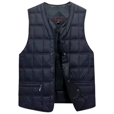 Winter Dresses Men White Duck Down Causal Vest Ultra Light Male Thick Sleeveless Down Jacket Men War