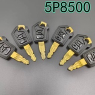 10/5/2/1pcs 5P8500 New Ignition Keys for CAT E305.5 307 313 320D2GCE2 Excavator Key,Black Exquisite 