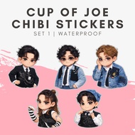 Cup of Joe Chibi Sticker Pack | Waterproof | Sizzy Prints