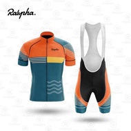 Rapha powerband cycling jersey road bike cycling clothes RCC men's short sleeve jersey set biking cl