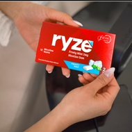 [1 BOX 12S] RYZE CHEWING Gum Frosty Mint 2mg
