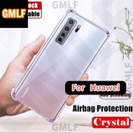 COD GMLF for Huawei Nova 7 SE CDY-NX9B Slim Crystal Clear Soft Silicone Jelly Case With Four Reinfor