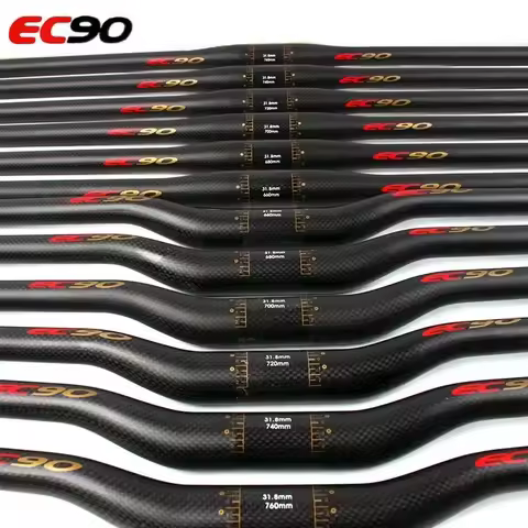 EC90 Full Carbon Mtb Handlebar 25.4mm 31.8mm Bike Handlebar Carbon Fiber Bicycle Handle Bar 660/680/