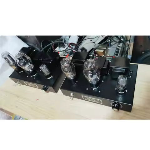 2 PCS High End Single Ended 6SN7+300B Split Type A Single Ended Electronic Tube Amplifier 8W Vacuum 