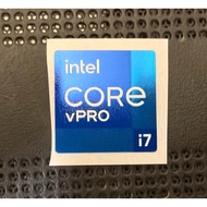 Intel Core i7 logo Sticker VPRO gen11-13 Original