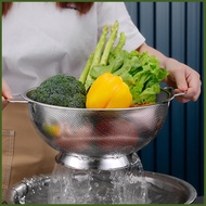 Stainless Steel Colander Bowl Stainless Steel Fine Mesh Colander Stainless Steel Food Baskets with M