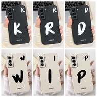For Samsung Galaxy S22 5G S901B S901E Cover For Samsung S22 5G Case Simple Fashion Letters A-Z Patte