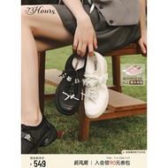 73hours Women's Shoes Slightly Sweet Mark Summer Autumn New Style Ballet Style Thick-Soled Daddy Sho