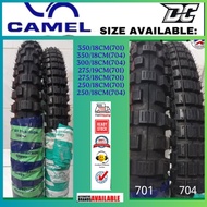 🔥Promotion🔥 350-18 / 275-18 /250CAMEL TAYAR MOTOCROSS CAMEL MOTORCYCLE TUBE OFFROAD TYRE TIRE CROSS 