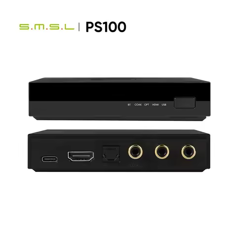 SMSL PS100 Multifunctional Audio Converter HDMI ES9023 DAC Chip High Performance Power System for Ho