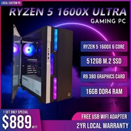 Gaming Computer - Ryzen 5 1600X - 1 set only special