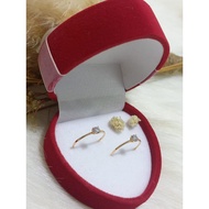 MATA 6k gold eye ring