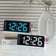 Desktop/Bedside Projector Clock with Soft LED Mood Lighting