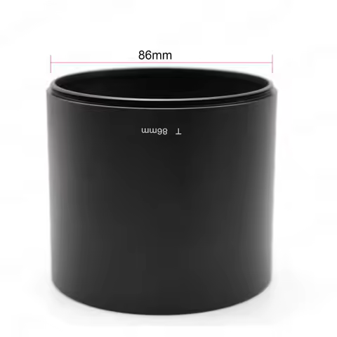 Telephoto Lens Metal Straight Lens Hood 58mm 62mm 67mm 72mm 77mm 82mm 86mm 95mm 105mm with Filter Fr