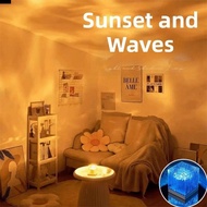 ANTIONE Ocean Waves Projector Light, 16 Colors Light Dynamic Wave Effect Water Ripple Crystal Lamp, 