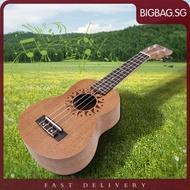 [bigbag.sg] 21 Inch Ukulele Educational Wood Ukulele Classical Ukulele Guitar for Beginners