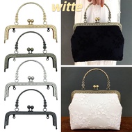 WITTE Purse Frame Kiss Clasp, Bag Hardware Vintage Purse Clasp Frame, Mini Metal Bag Kiss Clasp Lock