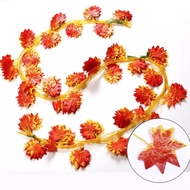 Plant Garland Hanging, Red Maple, Home decor, events.Afoil023