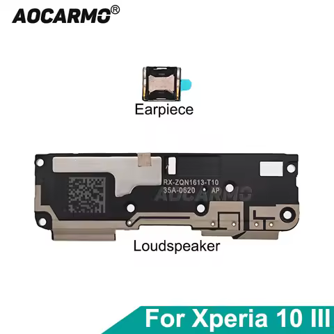 For Sony Xperia 10 III Mark3 X10III Top Ear Speaker Earpiece Receiver Earphone With Adhesive Bottom 