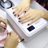 เครื่องอบ​เล็บเจล SNRQI T8 72 วัตต์​ อุปกรณ์ทำเล็บ อบเล็บ LED+UV nail lamp เครื่องอบเล็บ2มือสึขาว เค