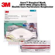 3M Aura™ Surgical Mask 1870+N95(20pcs/Box)Health Care Particulate Respirator