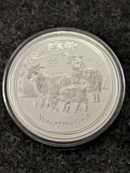 澳洲 2015 羊年 銀幣 2oz