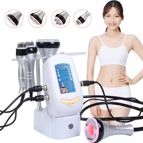 4-in-1 40K Cavitation Machine Ultrasonic Vacuum Massage Beauty Care Device for Body Spa Use