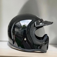 Cakil HBC Retro Fullface SNI Helmet Free Glasses and Stickers