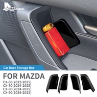 ที่เท้าแขนประตูรถ Interiror กล่องเก็บของอุปกรณ์จัดระเบียบตกแต่งสำหรับ Mazda CX-60 CX-70 CX-90 CX-80