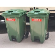 Step On Bin 80 Litre Green / Restaurant Hygiene Bin / Pedal Bin 80L