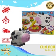 Fun Doh Sapi Ku Plastisin Clay Lengkap Alat Cetak Play Dough Playdoh Lilin Set - 28195 Acekids