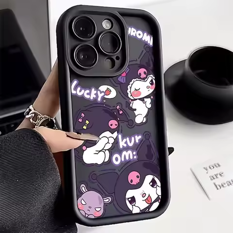 Cute Kuromi Melody Cartoon Multistep Soft TPU Phone Case for Motorola Moto Edge 70 60 Fusion 50 Neo 