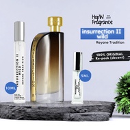 [ Decant ] Insurrection II Wild By Reyane Tradition EDT 5ml/10ml Original Perfume Repack