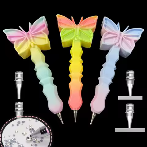 3D Butterfly Dot Diamond Pen Functional Diamond Drawing Pen Embroidery Electric Diamond Tool Diamond