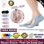 Women Anti-Slip Sock Low Cut Yoga Pilates Socks Woman Fitness Zumba Stocking Stockin Sukan Wanita 27